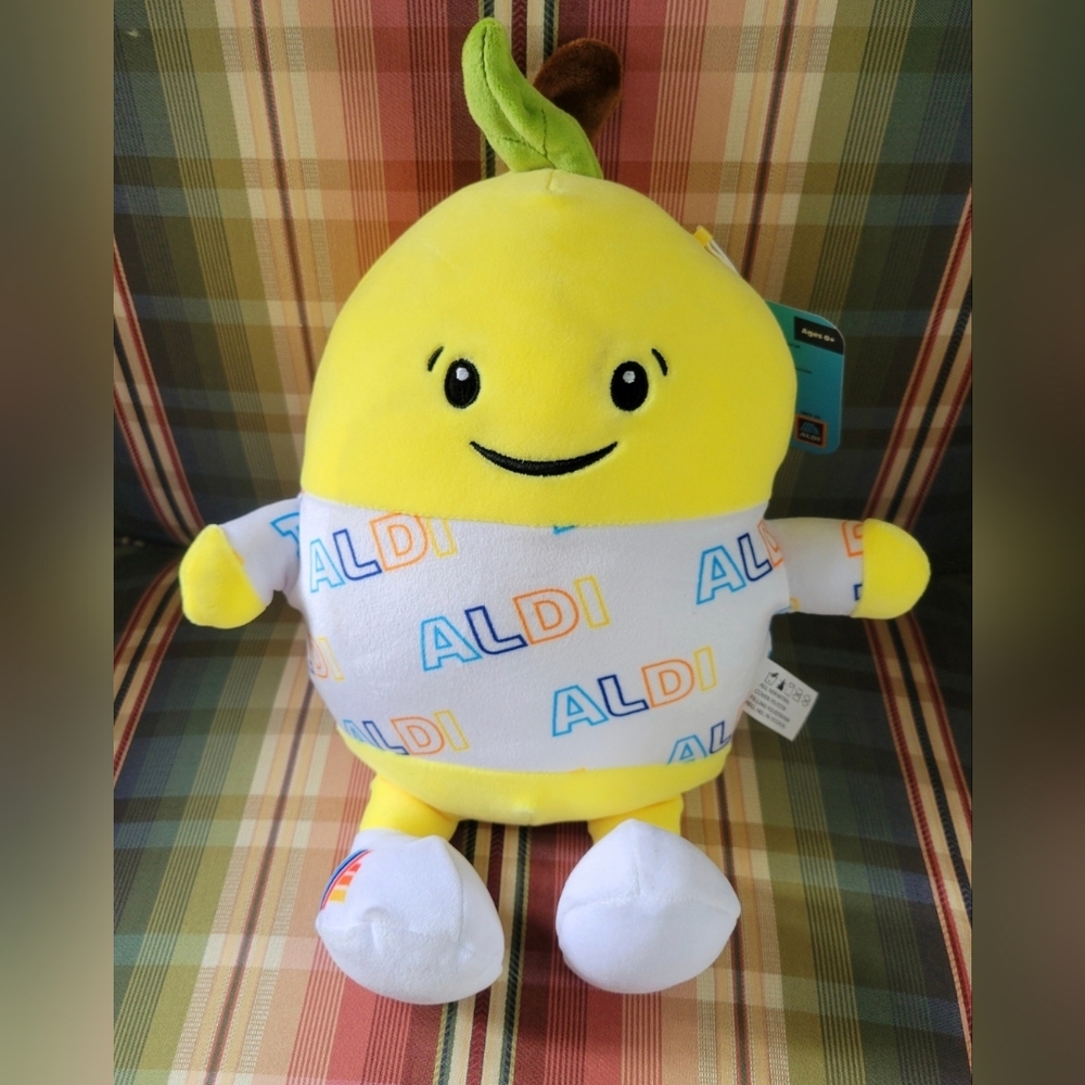 Aldi Crew Plush NWT - CHARLOTTE the Lemon